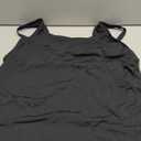 Aqua Eve Tankini Tops for Women Swimwear Top Only Tummy Control Bathing Suit Top No Bottom  (Black), 20W