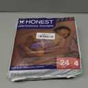 The Honest Company Comfort Dry Overnight Diapers, Up to 12 Hours Protection, Hypoallergenic, Cozy Cloud + Star Signs, Club Box Size 4 (2237 lbs), 48 Count