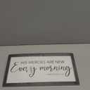 Christian Decor, His Mercies are New Every Morning Lamentations 3:23 Sign, Scripture Wall Art, Scripture Decor Sign, Home Decoration for Living Room Bedroom, Home Church Room Decoration