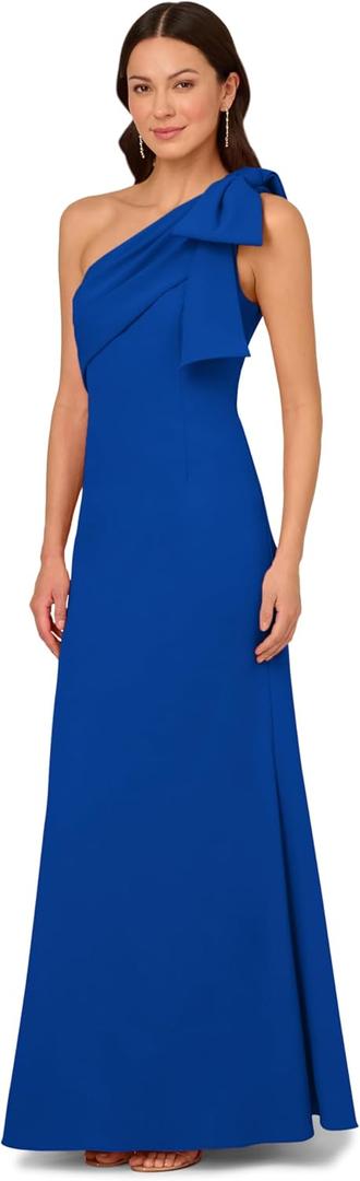 Adrianna Papell Women's Stretch Crepe Long Dress Size 6
