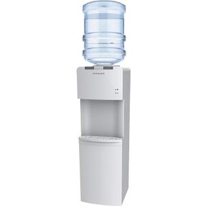 Frigidaire EFWC498, Top Load Hot & Cold Water Cooler Dispenser for Home, Garage, Dorm, RV & Cottage, 3 and 5 Gallon Bottles, 11" D x 11.5" W x 36" H, White
