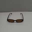 SOJOS Retro Oval Polarized Sunglasses for Women Chic Cat Eye Trendy Vintage Shades UV400 Protection (Brown)