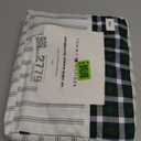 Tommy Hilfiger - Full Size Sheets Set, Crisp & Tailored Cooling Sheets with a Cotton Percale Lightweight Feel - Bed Sheets with Matching Pillowcases & Fitted Sheet (Cass Park Mix Green)
