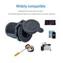 2 x Green 3 Gang Waterproof Boat Switch Panel with 3.1A USB and 12V Cigarette Lighter Socket Marine Switch Panel for Boats, Trucks, RVs