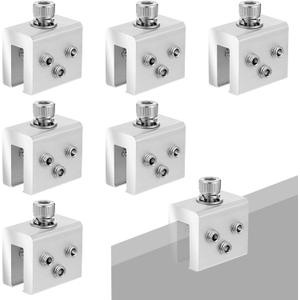 6 Pcs Roof Clamp for Standing Metal Roof Standing Seam Roof Clamp, Standing Seam Roof Clamps, Racking Bracket for Solar Panel Module Installation, Heat Cable and Snow Guard Attachment