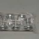 DRomance Flameless Window Candles with Remote and Timer, Battery Operated LED Taper Candles with Suction Cups Set of 6 Christmas Window Candle Holiday Decor(Silver Holders)