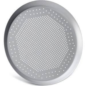 Beasea Pizza Pan for Oven, 12 Inch Perforated Pizza Pan with Holes, Heavy Duty Aluminum Alloy Round Pizza Tray Pizza Crisper Pan Pizza Baking Tray Bakeware for Home Restaurant Kitchen (Silver)