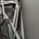 Baby Bassinet with Wheels, 6 Heights, Deep Gray, Crib