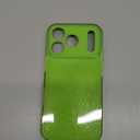 Compatible with iPhone 17 Pro Case Glitter, Cute Sparkly Bling Phone Case for Women Girls Girly, Neon Bright Color Slim Soft Phone Cover for iPhone 17 Pro, Green