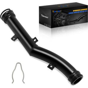 Upgraded Aluminum Engine Cooling Water Pipe compatible with Mini Cooper R55 R56 R57 R58 R59 R60 R61, Thermostat to Water Pump Hose Replace 11537589713