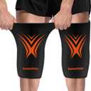 Seiwehido Extended Leg Knee Ice Pack Wrap for Injuries Compression, Reusable Soft Gift Gel Freeze Knees Brace for Swelling Replacement Surgery, Cold Therapy for Arthritis, Meniscus Tear (Knee-Black-2 Pack), One Size