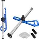 Drywall Cutting Tool, Foldable Drywall Cutter, Gypsum Board Cutter with 12pcs trapezoidal blades, Fit 1/4" 3/8" 1/2" 5/8" Plasterboard, 1.5 to 60cm Dual-Scale (cm & in)