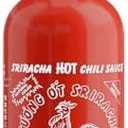 The Original Huy Fong Sriracha, 17 OZ Hot Chili Sriracha, 17 Onuce Spicy Flavor Hot Sauce W/Chili Pepper, Pack of 3, BB JAN 21/26