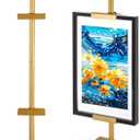 1pcs Adjustable Tabletop Easel Stand for Picture Frames, Picture Easels for Display, Gold Easel, Picture Frame Stand, Adjustable Art Easel.(30inch,Gold)