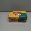 Flexi Hose with 8 Function Nozzle, 50FT - Lightweight Expandable Garden Hose, No-Kink Flexibility, 3/4 Inch Solid Brass Fittings and Double Latex Core - Green