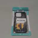 Case for iPhone 16 Pro W USA Flag Faith Sunflower Pattern Design Case for Women Girls Men Soft TPU Bumper Hard PC Back Anti-Fall Shockproof Protective Slim Cover