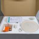 Antique Dual Rain Heads Shower-Faucet System: 9" Ceiling Mounted & 6" Wall Mount with Vintage Handheld Spray, 3 Way Diverter Brass Rough in Valve with Trim Kit, Gold