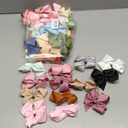 JOYOYO 40Pcs 4.5" Hair Bows Alligator Clips, Grosgrain Ribbon Girls Bows Clips Barrettes Hair Accessories for Baby Girls Toddlers Kids Teens (4.5inch,20 Colors in Pairs)