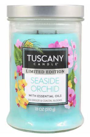 Tuscany® Limited Edition Scented Jar Candle Seaside Orchid 18 oz.