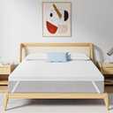 2 Inch Queen Mattress Topper, Premium Soft Cooling Sleep Gel Memory Foam, Non-Slip Design with Removable & Washable Cover