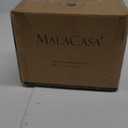 MALACASA Small Bowls, 14 Ounce Ice Cream Bowl, Stoneware Dessert Bowls Set of 4 with for Snack, Chip, Fruits, Side Dishes - 4.5 Inch, Arctic White k