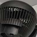Amazon Basics Air Circulator Desk Fan for Bedroom, Home and Office, 90-Degree Tilt Head, 3 Speed Settings, Cooling, 35 Watts, Black, 11.1"W x 6.3"D x 10.9"H