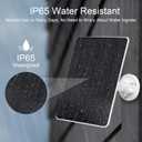 Solar Panel for Simplisafe Outdoor Camera Series 2 Wireless and Wired, IP65 Waterproof, 360 Adjustable Panel, Easy Setup, Keeps Camera Charged All Day  No Need to Replace Batteries Frequently