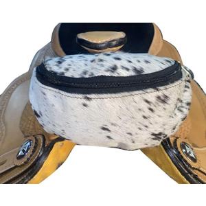 Showman Hair-On Cowhide Saddle Pouch