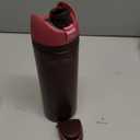 Owala FreeSip Insulated Stainless Steel Water Bottle with Straw, BPA-Free Sports Water Bottle, Great for Travel, 24 Oz, Black Cherry