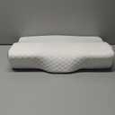 Derila Cervical Neck Pillow for Sleeping - Ergonomic Neck Support Pillow for Back, Stomach, Side Sleeper Contour Memory Foam Pillows for Shoulder Relief - (Standard 19.7" x 11.8" x 3.9")