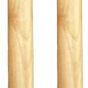 Weabetfu Large Size Bamboo Knitting Needle Straight Single Pointed Thick Knit Needles 13.8-inch Length Jumbo Knitting Needles for Huge Chunky Yarn Handmade DIY Knitting,US Size 50(25mm)