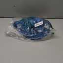 Rodeel UPF 50+ Mens Long Sleeve Performance Fishing Hiking Shirt with Mask UV Neck Gaiter Hoodie (Large, Full Ice Dark Blue)