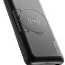 NEBO 10K Wireless 10000mAh Power Bank | 37Wh Capacity, 2-Way Output Charging, Durable USB & USB-C Ports, Compatible with iPhone & Android, Built-in Kickstand, TSA Approved Travel Essential