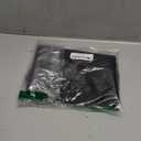 ZLINA Set of 2 Velvet Decorative Throw Pillow Covers Black White Patchwork with Gold Leather Pillow Covers 18  18 Inch Cushion Covers Decor Living Room Sofa Bedroom Car