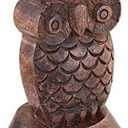 Birthday Gifts for Women Wooden Owl Glasses Holder Night Stand Reading Eyeglass Spectacle Retainer Gifts for Adults Women Men Him Her Mom Dad Car