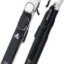 KONLLEN 2x4 Hard Pool Cue Case, 2 Cue Handles & 4 Shafts, One Size