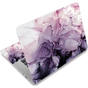 12.1 13 13.3 14 15.4 15.6 Inch Laptop Skin Decal, Laptop Skins Stickers Decals for Notebook PC, Universal Reusable Vinyl Laptop Cover Sticker, Waterproof Art Protector I Purple Ink Painting