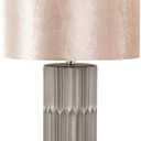 Desk Lamp for Home Office, Bedroom Decor, Bedside Lamp, Living Room Lighting, Small Night Stand Nightstand Light, Reading Lamp with LED Bulb, Brown