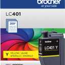 Brother Genuine LC401Y StandardYield Yellow Ink Cartridge