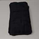 Glynniss Dishcloths Kitchen Highly Absorbent Dish Rags 100% Cotton Dish Cloths for Washing Dishes, Cleaning (Black, 11x11)