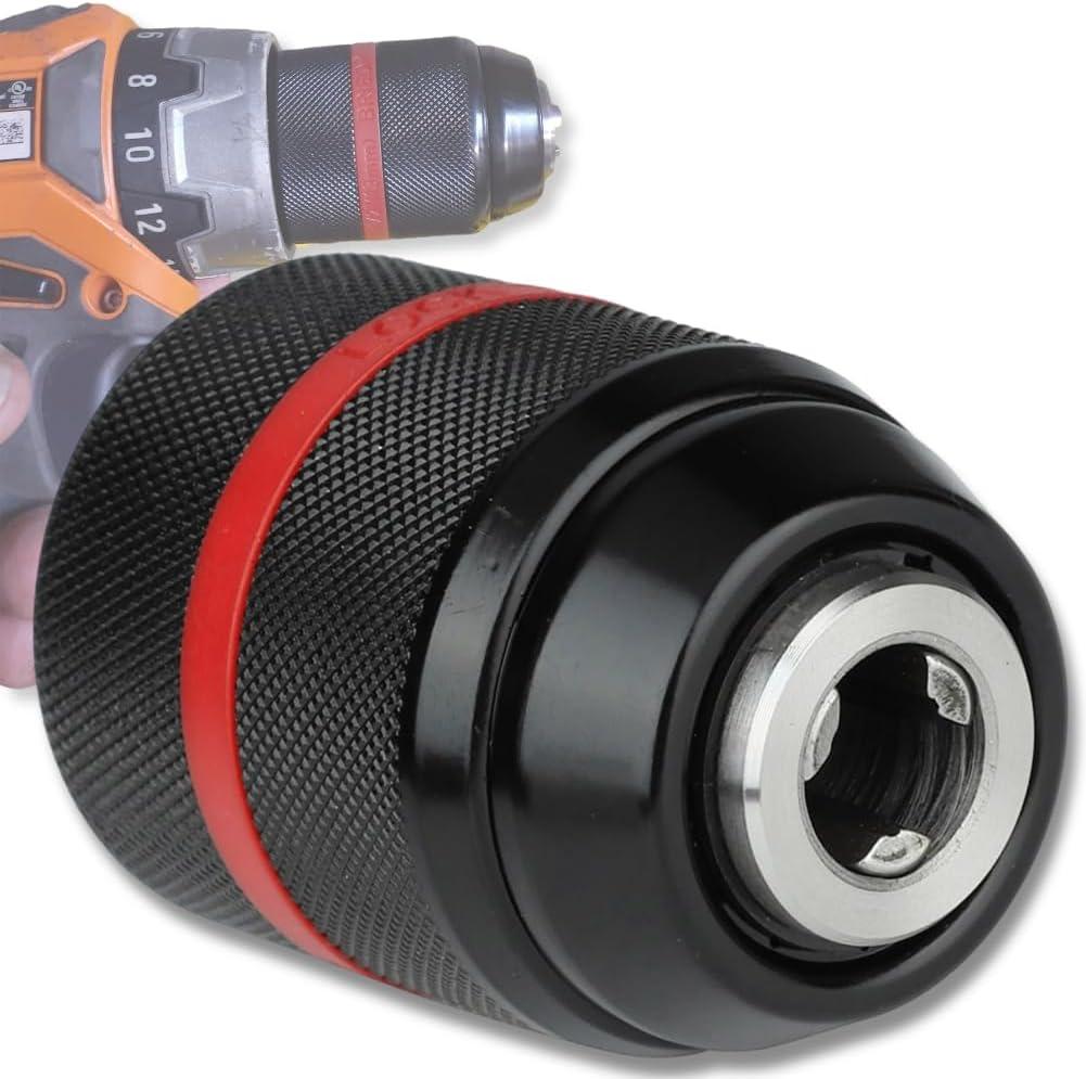 WenTigDY Keyless Hand Power Drill Chuck 1/2-20UNF Mount, 2~13mm Self-tighten Drill Chuck,Keyless Chuck for Multiple Purposesfor Drill Chuck 1/2 "-20UNF