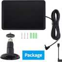 Ring Camera Solar Panel Charger, Compatible with Stick Up Cam Battery, Ring Spotlight Plus/Pro, Waterproof 4w6v (Black 2Pack)
