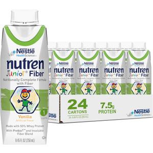 Nutren Junior Fiber Vanilla, 24 Count, BB Date: 06/11/26