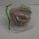 12 Pcs Oval Small Plastic Bread Basket, Wicker Basket for Serving 2.36x9x6.7 Inch Woven Food Storage Basket, Fruit Basket, Gift Basket (Comes with Food Blotting Sheets) Brown (12Pcs Oval Small)