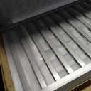 Dream On Me Carson Classic 3-in-1 Convertible Full-Size Baby Crib in Steel Grey, GreenGuard Gold & BSA, 4 Mattress Heights, Converts to Day & Toddler Bed, Locking Wheels, Classic Nursery Design