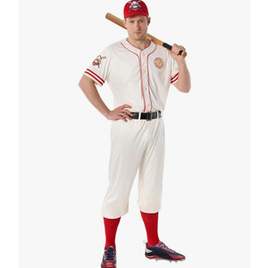Morph Adult Baseball Costume Men League Coach Outfit Baseball Halloween Costumes For Men Larg