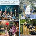 7.2FT 6FT Wedding Arch Backdrop Stand Set of 2,Metal Gold Wedding Balloon Arch Stand Kit with Base for Gender Reveal Birthday Anniversary Bridal Graduation Party Event Background Decoration