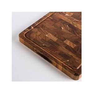 THETCHRY Walnut Wood Cutting Boards for Kitchen, Large Chopping Board Double Sided, End Grain Cutting Board with Handle, Charcuterie Butcher Block for Meal Prep & Serving with Gift Box, 17"×13"×1"