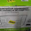 HAMILTON BEACH Counter Top Dishwasher, 6 Place Settings, Portable, White