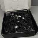 IVRICH 50FT Outdoor Ground Lights, Smart RGB Pathway Lights with APP/Remote Control, IP68 Waterproof, Music Sync, Timer Function, Color Changing, for Patio Yard Lawn Walkway Driveway Garden Decor